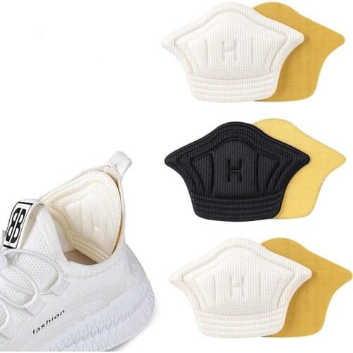 2021 New Sneakers Heel Stickers Men Women Thicken Code Adjustment Anti-wear Feet Anti-falling Adhesive Heel Stickers Pad Inserts