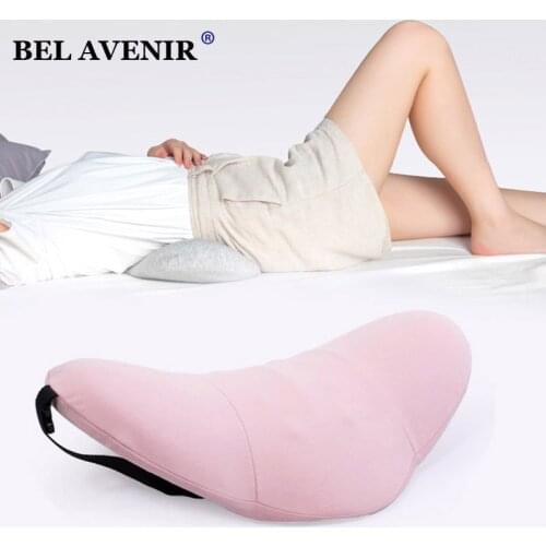 Lumbar Spinal Back Car Seat Back Cushion Pillows Soft Memory Foam Lower Back for Car Seat Office Chair Sleeping Pillow