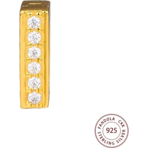 Reflexions Timeless Clip Charm Fits Original Bracelet 925 Sterling Silver Shine Beads DIY Jewelry Making