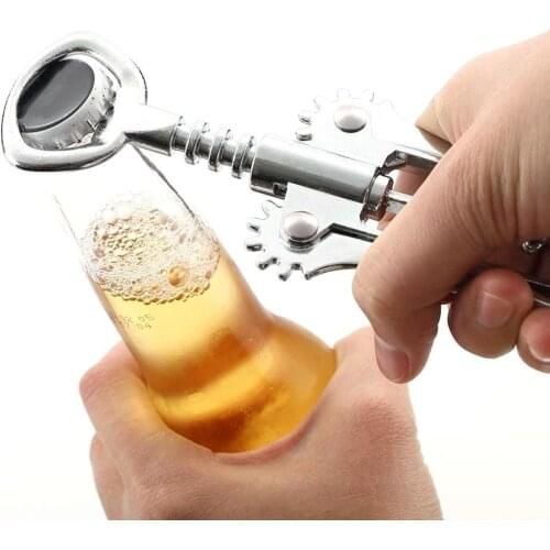 Champagne Wine Bottle Opener Metal Wing Type Corkscrew Restaurant Kitchen Tool Bar Tools Barware