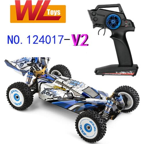 Wltoys 124019 Upgrade 124017 Brushless Upgraded RTR 1/12 2.4G 4WD 75km/h RC Car Vehicles Metal Chassis Off Road Machine Model