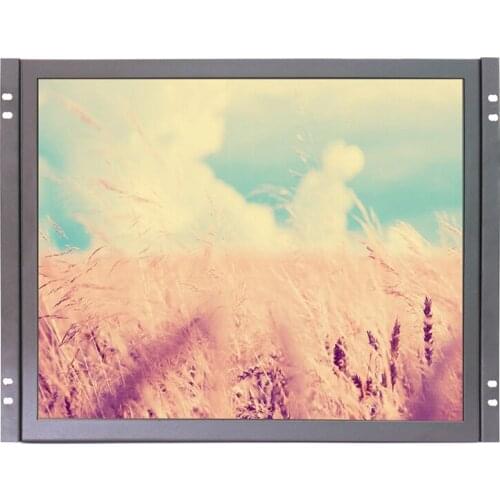 ZHIXIANDA G17 1280*1024 17 Inch Metal Case Industrial Monitor ATM Monitor Elevator Display Monitor with VGA/HDMI/USB/AV/BNC