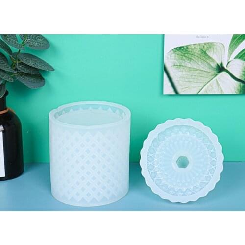 DIY Epoxy Crystal Resin 1 Set 3D Square Storage Box Mold for Soap Candle Holder DIY Jewelry Holder Home Decoration