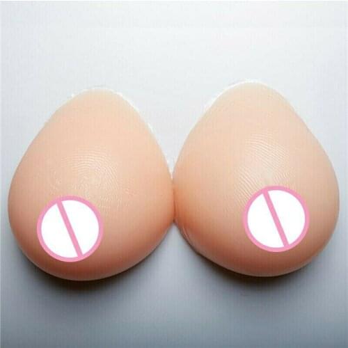 3200g Silicone Breast Self-adhesive High Quality Transgender Crossdresser Simulation Breast Woman Chest Enhancer Free Shipping