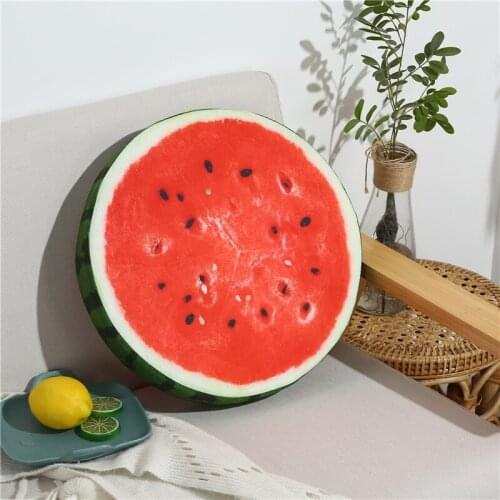 3D Fruit Cushion PP Cotton Office Chair Back Cushion Sofa Car Throw Pillow New Creative