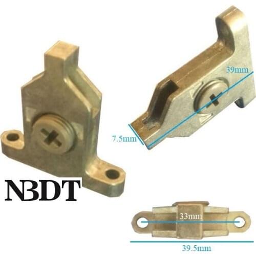 2Pcs/Lot Double Wall Drawer Zinc Alloy Connecting Bracket Front Fixing Bracket Replacement Kitchen Furniture