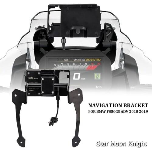 Motorcycle Accessories Stand Holder Phone Mobile Phone GPS Navigation Plate Bracket For BMW F850GS ADV F 850 GS Adventure F850GS