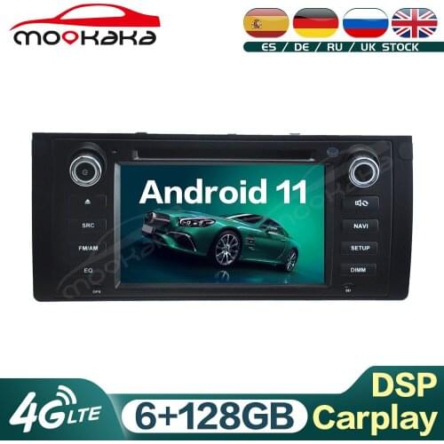 For BMW M5 E39 1995 - 2003 Android 11 6+128GB Car Multimedia Player Auto Radio GPS Navigation Audio Stereo Head Unit Carplay DSP