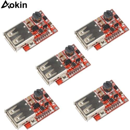 DC 6-24V 12V/24v to 5V USB Output Charger Step Down Power Module Mini DC-DC Step Up Boost Module Power Adjustable Buck Converter