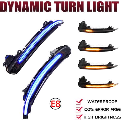 Dynamic LED Turn Signal Light Side Wing Mirror Indicator Directly Replace Original OEM For Audi A6 C7 C7.5 RS6 S6 4G 2012-2018