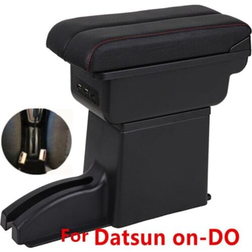 For Datsun on-DO Armrest Box Datsun mi-DO USB Charging heighten Double layer