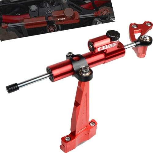 For Honda CB650F cb 650f 2014 2015 2016 2017 2018 Motorcycle Set of Steering Adjustable Damper Stabilizer Mounting Bracket Kit