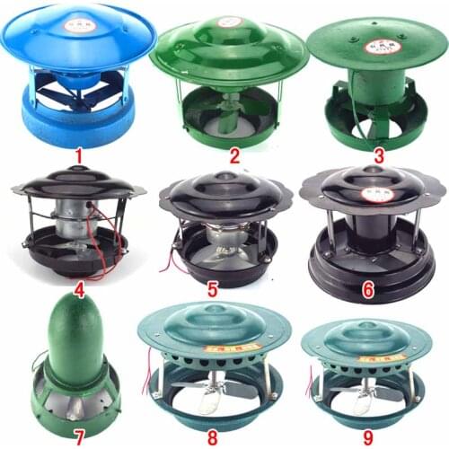 Household Chimney Induced Fan Smoke Dust Exhaust Fan Device Chimney Large Air Volume Cast Iron Civil Chimney Induced Draft Fan