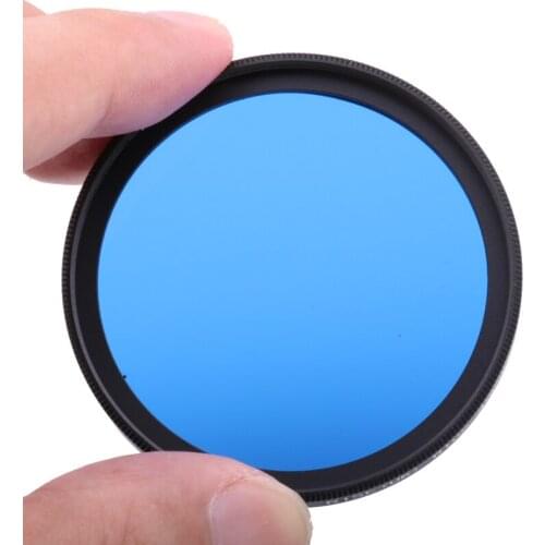 Camera Filter 49mm Full Blue color lens Filter for Nikon D3100 D3200 D5100 SLR Camera lens