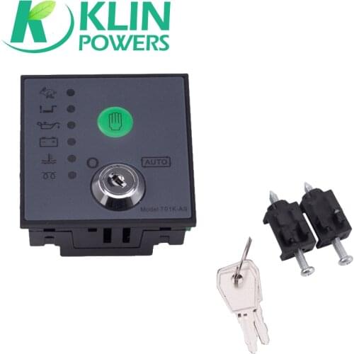Auto Start Diesel Generator Controller Price 701 Key Start 701K-AS Genset Controller Manual Electronic Panel Circuit Board Kits