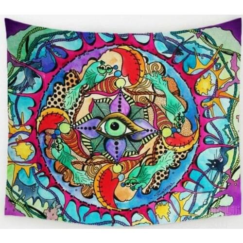 The Evil Eyes Protect The Tapestry Wall Hanging Good Atmosphere Wealth Home Wall Modern Art Decor