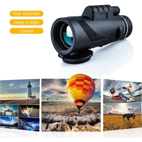 BAK4 80X100 Optics Zoom Telescope HD Lens Monocular Clear Vision Binocular for Outdoor Camping Hunting Hiking Climbing