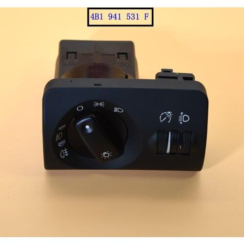 Headlight Switch W/Adjustment Button For A6 S6 1998-2005 C5 RS6 2003-2005 4B1 941 531 F