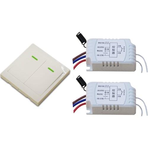 AC 220V Motor Remote Controller Wireless Remote Switch RF RC Wireless Radio Switch Manual Remote Switch For Curtain Door Light