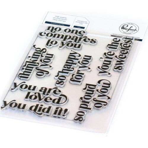 CELEBRATING YOU Studio Cutting Dies & Stamps Hot foil Scrapbook Dariy Decoration Stencil Embossing Template DIY Greeting Card