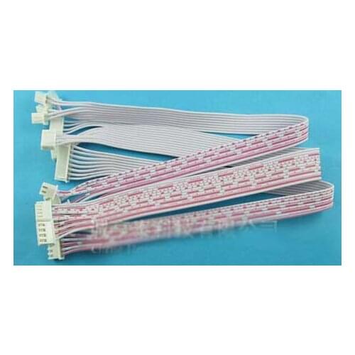 Tangda XH2.54 3P 20CM 200mmPlug shell Ribbon cable Double plastic shell double Red and white Ribbon cable