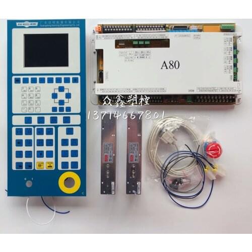 Techmation A80 Control System With 5.7'' Monochrome LCD Screen , Full Set PLC For Kaiming Injection Plastic Molding Machine