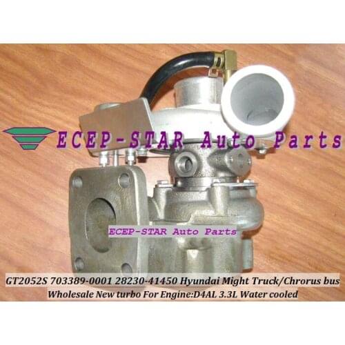 GT2052S 703389-0001 703389-0002 28230-41450 28230-41431 Turbo Turbocharger For HYUNDAI Truck Mighty 2 Chrorus Bus HD72 3.3L D4AL