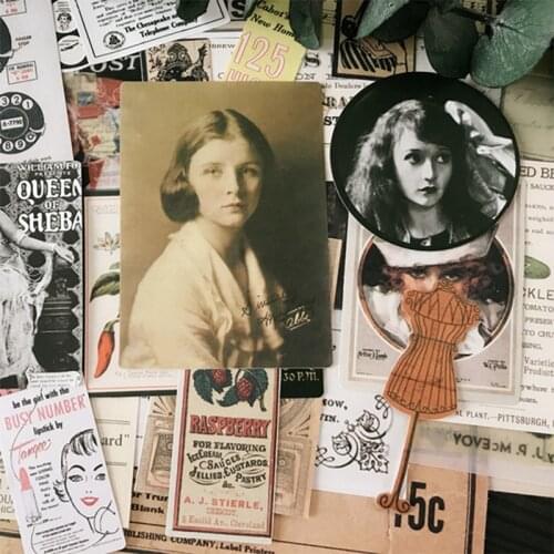 DIY Vintage Kraft paper letter Stickers Scrapbooking Old Photos Old Posters Posters Albums journal Happy Planner Mixed Handbags