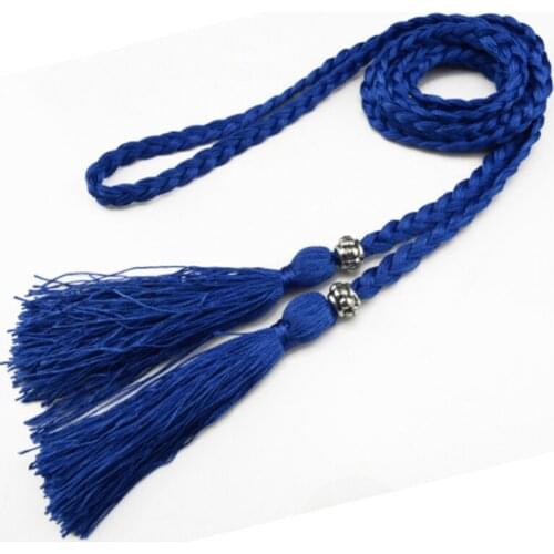 Bow Knot Knotted Decoration Female Waist Chain Waist Rope Fringed Belt Small Fresh Lady Belt New