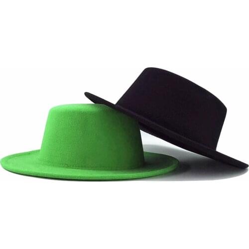 Winter Autumn Imitation Woolen Women Men Ladies Fedoras Top Jazz Hat European American Round Caps Bowler Hats Feminino Gorra