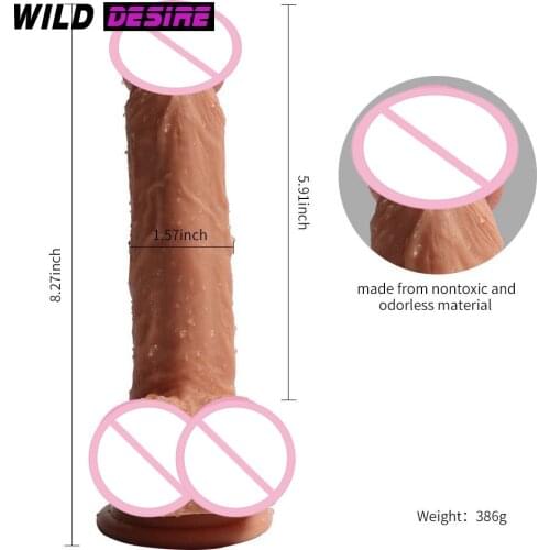 21cm Medical Silicone Artificial Penis For Women Female Masturbator Dildo For Men Realistic Dildo Anal Plug Dildo Intimacy Goods