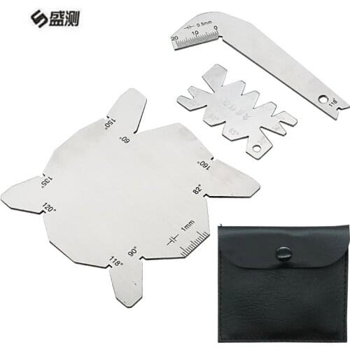 Stainless Steel 3pcs/Set Drill Bits Angle Gauge Dirll Sharpener Tools S/S Inspection Angle Gage Gauge Ruler D1032