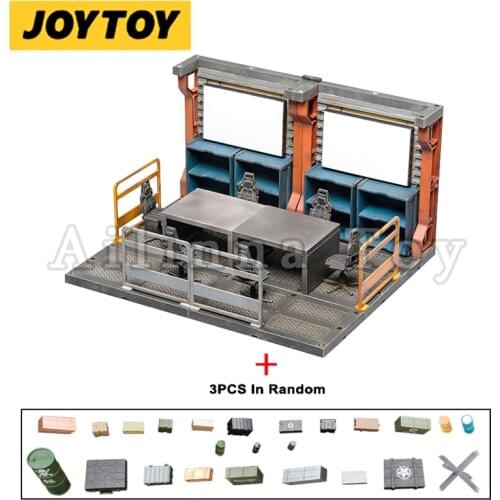 JOYTOY 1/18 Diorama Mecha Depot Meeting Area (Free Accessories Included) Anime Model Toy Free Shipping