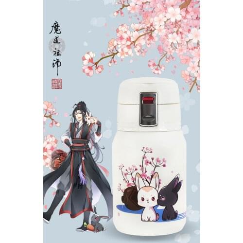 Anime Mo Dao Zu Shi 340 ML Stainless Steel Mug Car Coffee Tea Water Travel Office Funny Cup With Lid Children Adults Collection