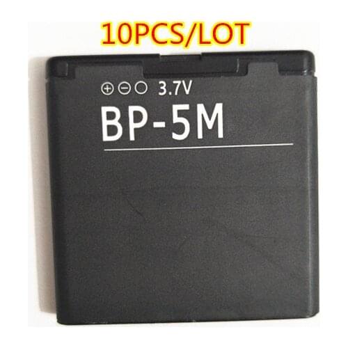 AZK 10PCS/LOT battery BP-5M BP5M BP 5M for NOKIA 5710XM 6110C 6200C 6220C 7390 5610XM 5611XM 5700XM 6500S 7379 7390 battery