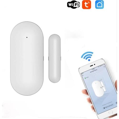 Tuya Wifi Window Door Sensor Magnetic Switch Open Detector Security Alert Alarm Protection for Smart Home Life