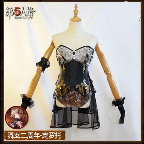 Hot !!!! Game Identity V Cosplay Costume Character Pirate Shipmaker Eye Mask+ Hat+ Octopus Doll