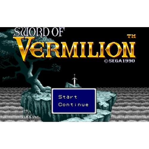Sword of Vermilion 16 bit MD Game Card For Sega Mega Drive For Genesis
