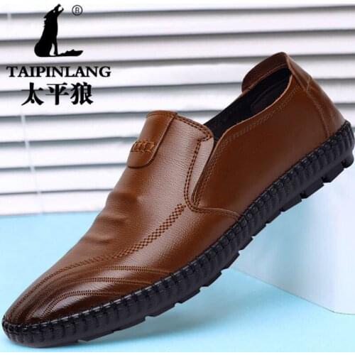 Spring New Leather Cowhide Shoes Leather Shoes Leather Shoes Antiskid Original Chaussure Homme Zapatos De Hombre