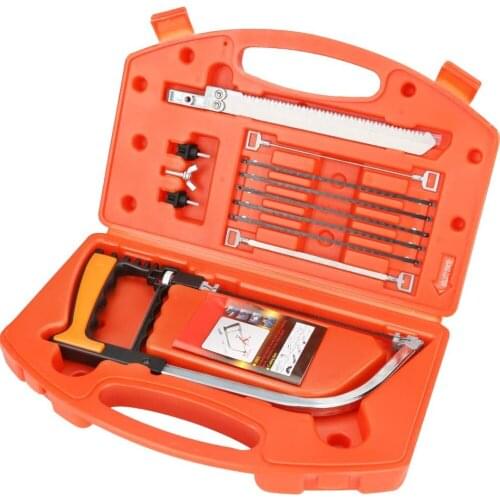 12 Pcs Hacksaw Set Hand Saws for Cutting Wood Multifunction Coping Saw Set Hacksaw for Wood with Storage Case Bow Saw