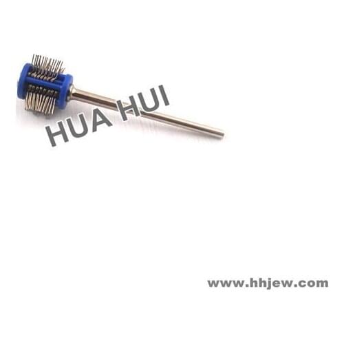 Mounted Matt Brush Blue Color Wire 0.3mm, Good quality Polishing Brush Wheel, Jewelry Polishing tools