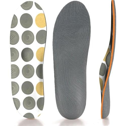 IFITNA Flat Feet Insoles Orthotic Arch Support Sole Insert Orthopedic Insoles Heel Pain Plantar Fasciitis Men Woman Shoes