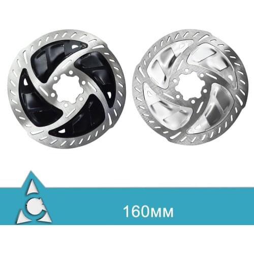 MTB Mountain Bike radiator fin Rotors Road Bike COOLING FINS Disc Brake Rotors 6 Inches 160mm with Bolts