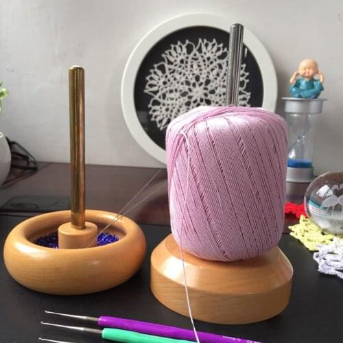 Manual French Crochet Quickly String Beads Loader DIY Beading Embroidery Rice Bead Spinner Piercer Holder Machine Jewelry Tools