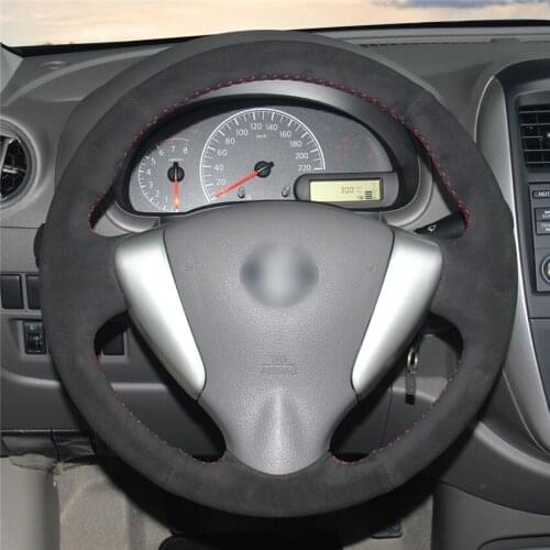 DIY Anti-Slip Wear-Resistant Steering Wheel Cover For Nissan Note 13-17 Serena 12-16 Bluebird Sylphy Car Interior Decoration