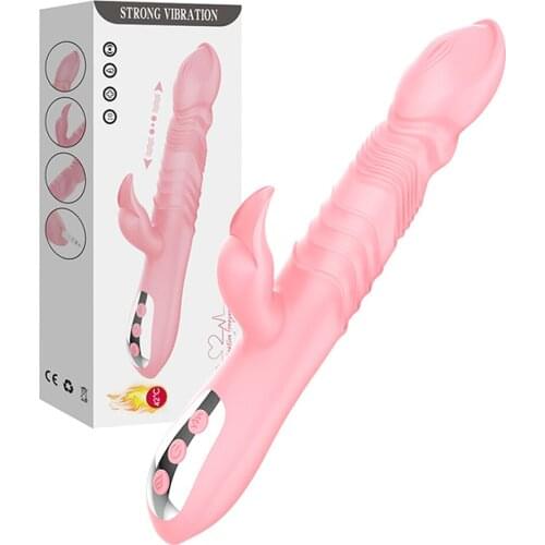 Female G Spot Rabbit Dildo Vibrators Orgasm Adult Toys Powerful Masturbation Sex Toy for Women Vagina Clitoris Adult Sex Product