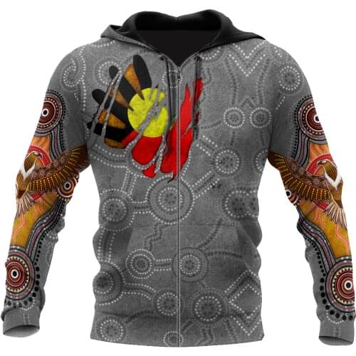 3D Hoodie Aboriginal In my heart Painting Art All Over Printed For Men/Women Sweatshirt Spring/Autumn Casual Pullover Zipper