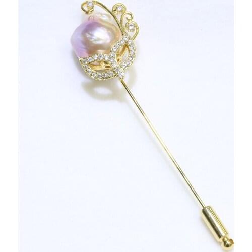 VALENNA Gold Brooches For Clothes