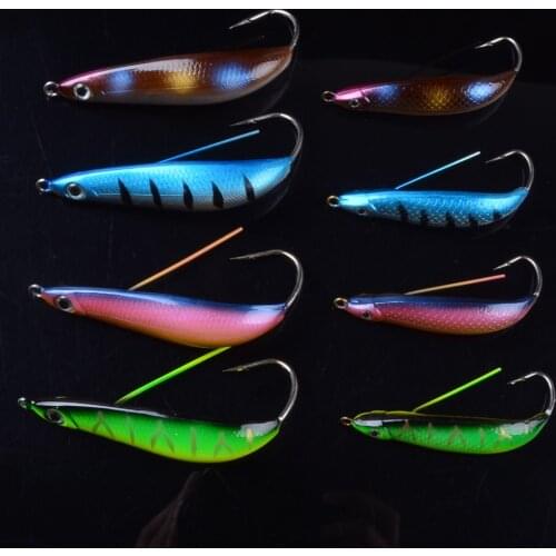 New Arrived 4pcs 7.2g/18g Pencil Wobbler Fishing Lure with 6# Hooks Floating Crankbait Artificial Bait Popper Pesca 3D Eyes