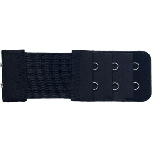 Women 2 Hook Bra Extender Elastic Underwear Extension Strap Clip Expander Buckle F42F